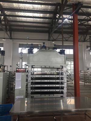 6 Schicht Hydraulische Kaltpresse für EVA Schaumpresse 1100T Druckkraft