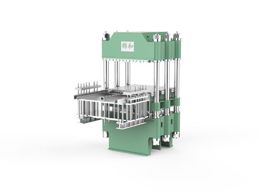 Druckpressmaschine für die hydraulische Verformung von Gummi mit großen Plattenabmessungen