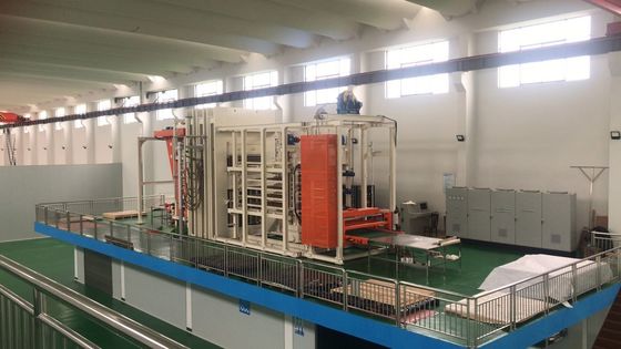 Kunststoff-Mehrschichtpresse Heißpresse-Maschine Sperrholz-Temperaturkontrolle Digitale Anzeige